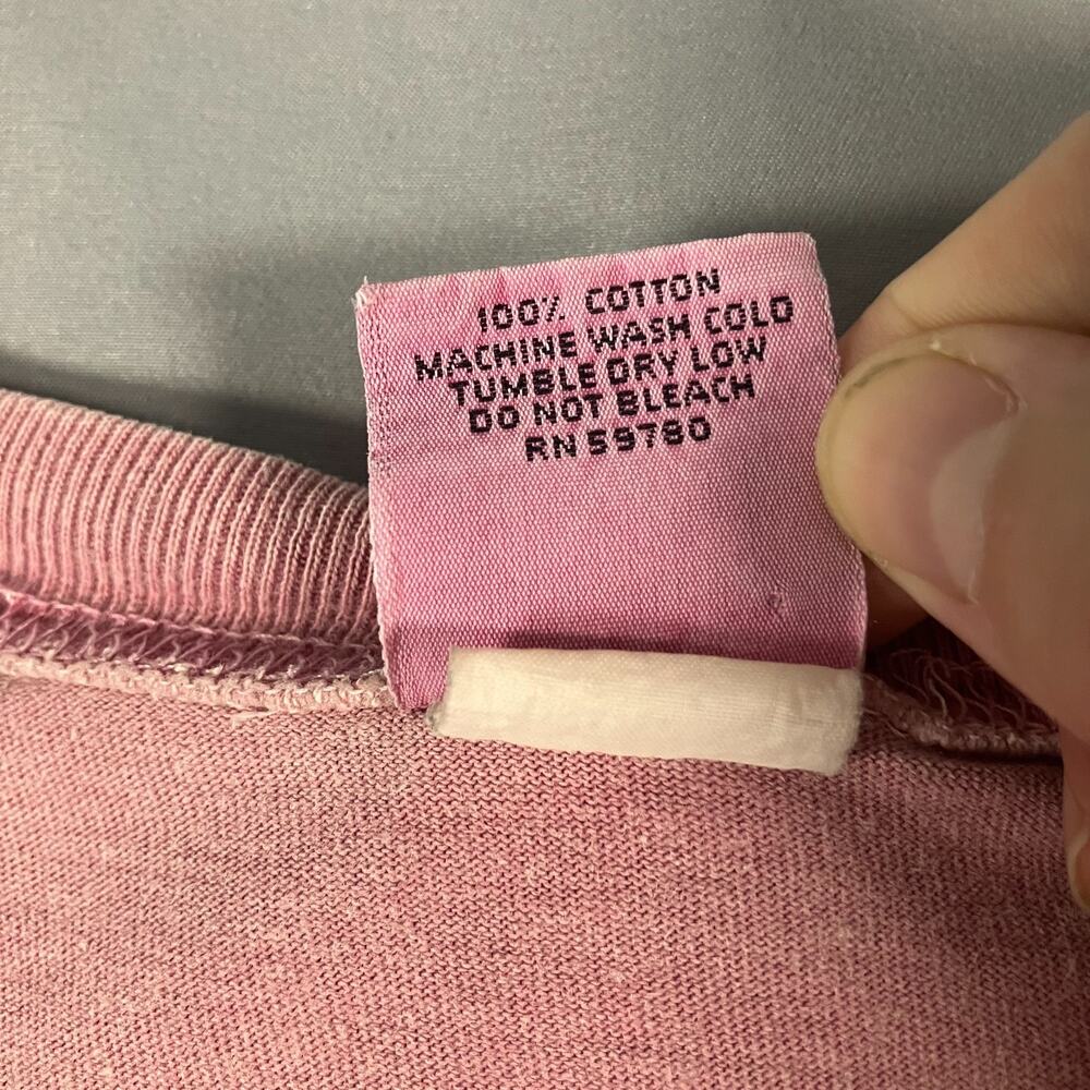Guess by Georges Marciano Pink Logo T-Shirt One Size Costa Rica Fits like‎ XL - Picture 10 of 13